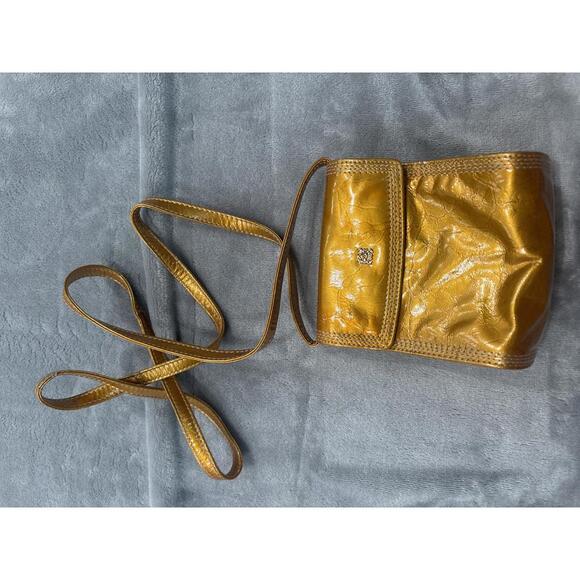 Loewe Mustard Yellow Leather Crossbody Bag - Picture 1 of 11